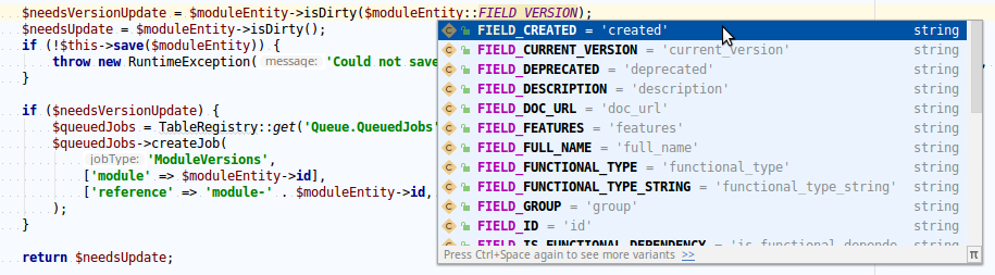 Fields Autocomplete